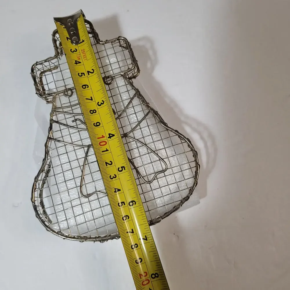 Charming Wired Metal Snowman Basket - Festive Home Decor